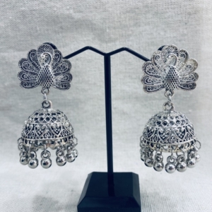 Peacock earrings