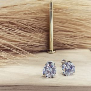 Rhinestone Ear Studs