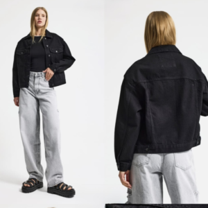 Denim jacket black
