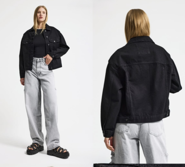 Denim jacket black
