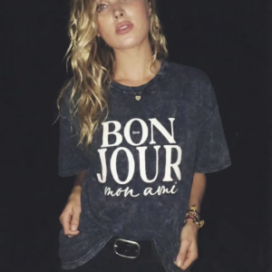 T-shirt ''Bonjour''
