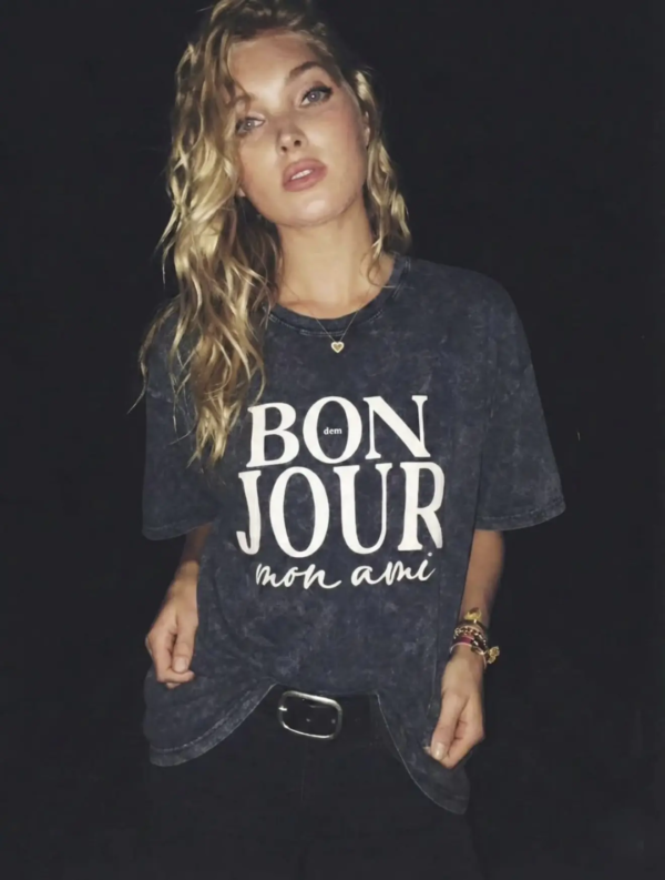 T-shirt ''Bonjour''